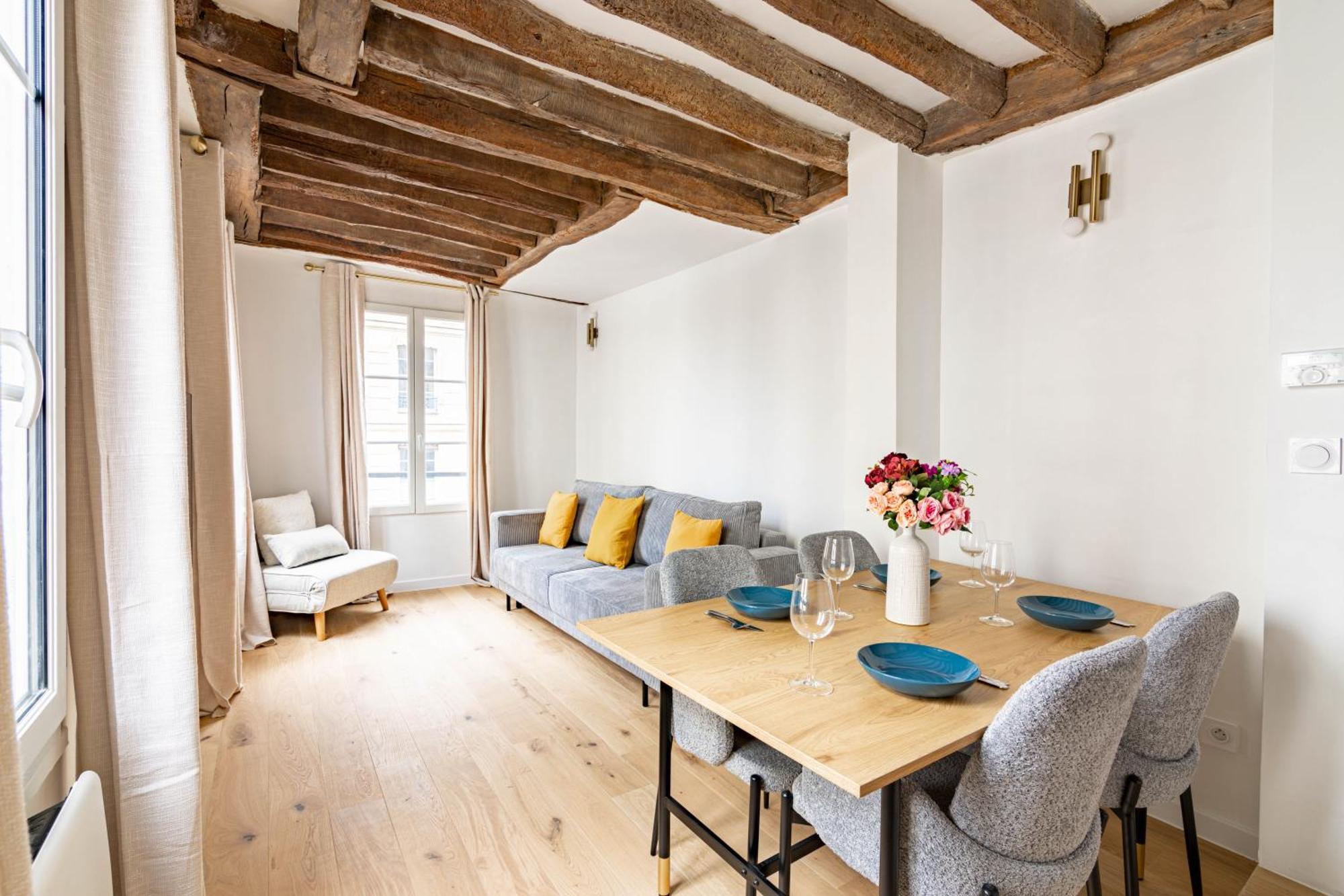 Appartement Quartier Fontaine Chatelet Les Halles Free Netflix Paris Luaran gambar