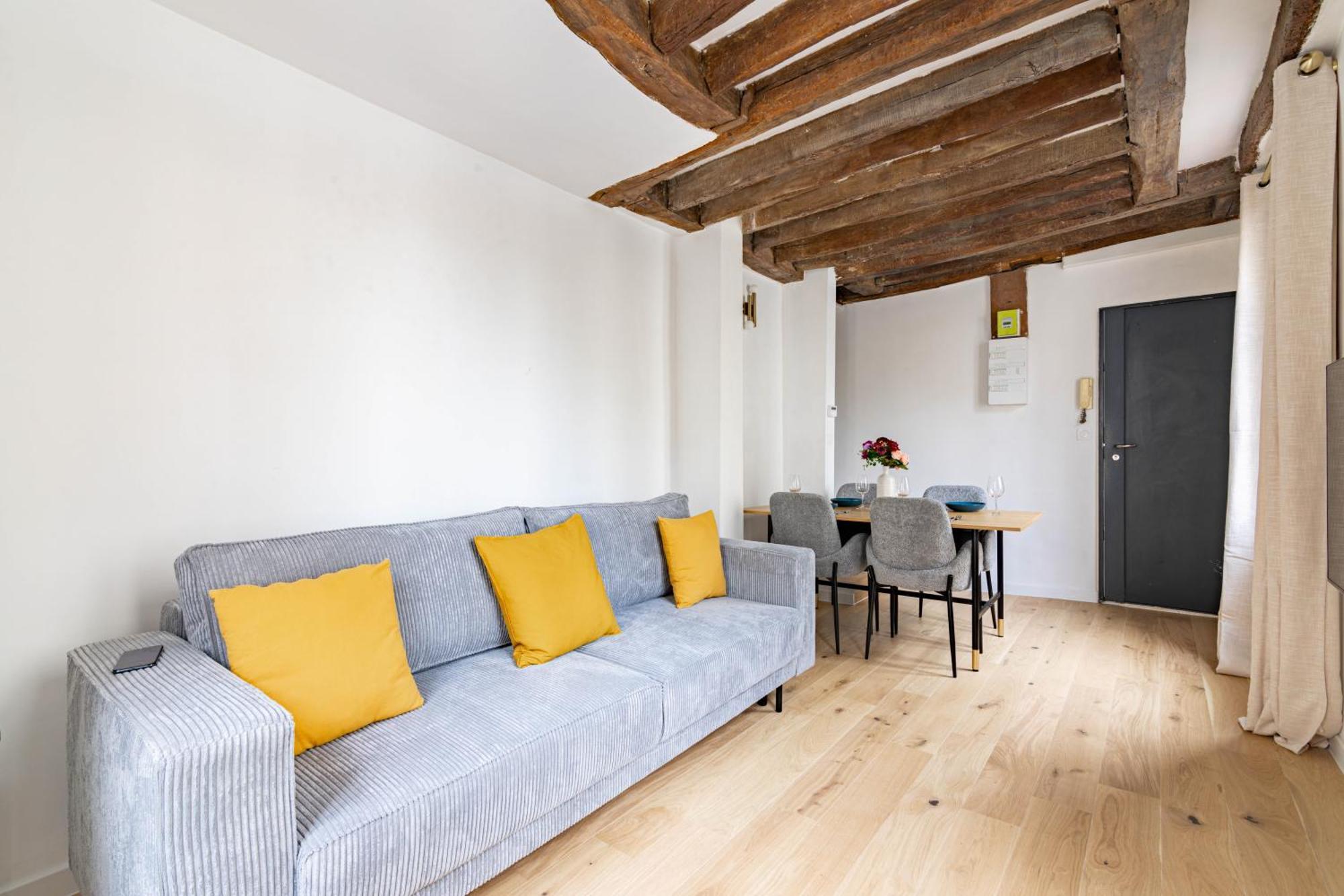 Appartement Quartier Fontaine Chatelet Les Halles Free Netflix Paris Luaran gambar