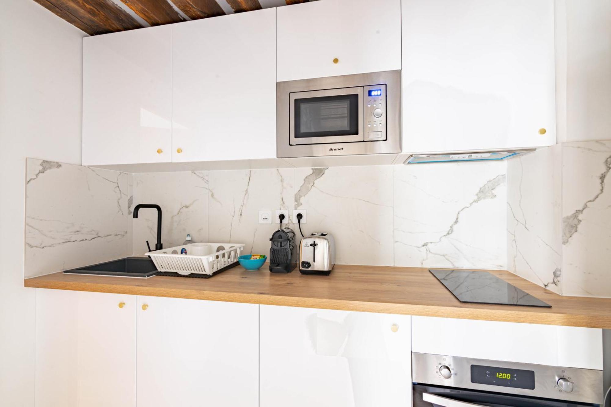 Appartement Quartier Fontaine Chatelet Les Halles Free Netflix Paris Luaran gambar
