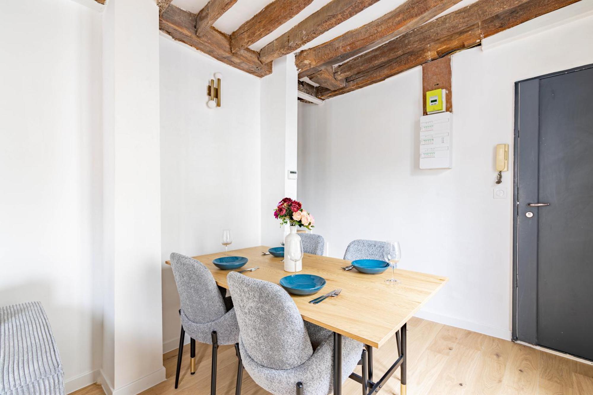 Appartement Quartier Fontaine Chatelet Les Halles Free Netflix Paris Luaran gambar