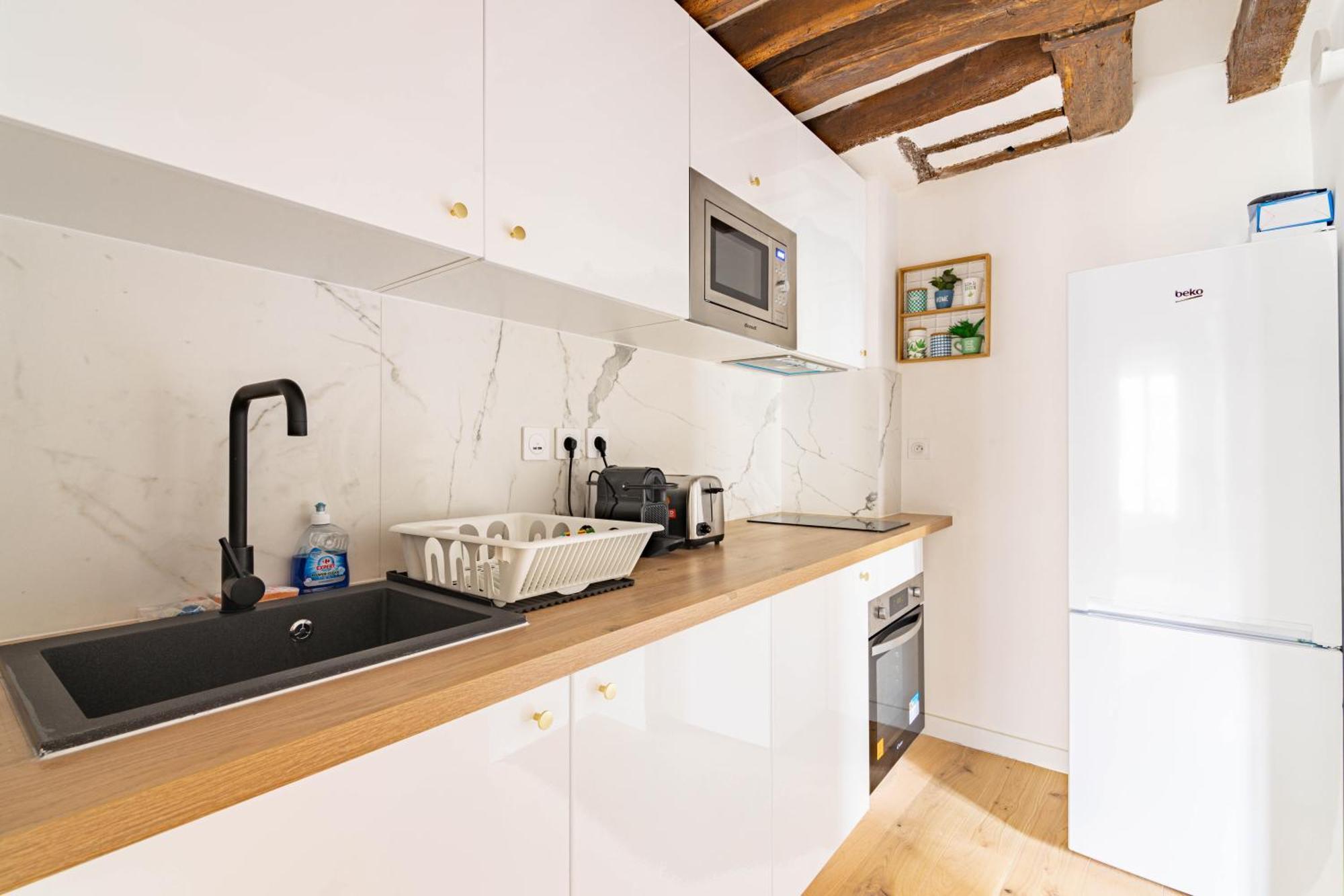 Appartement Quartier Fontaine Chatelet Les Halles Free Netflix Paris Luaran gambar